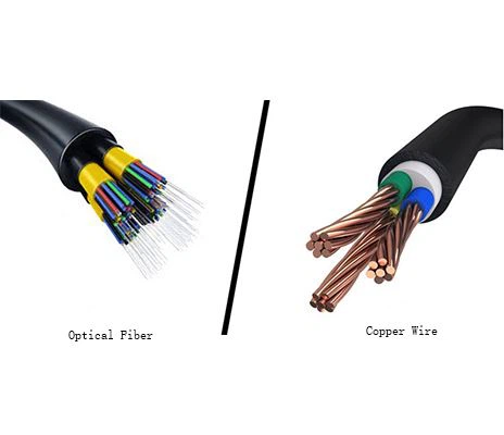 optical fiber and copper wire optical fiber and copper wire