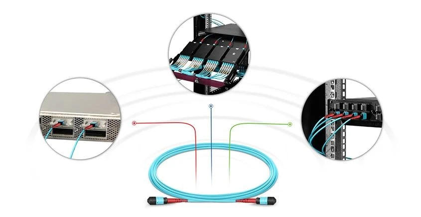 MTP MPO optical fiber jumper
