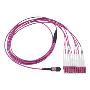 12 Fibras MpO LC MMF Cable