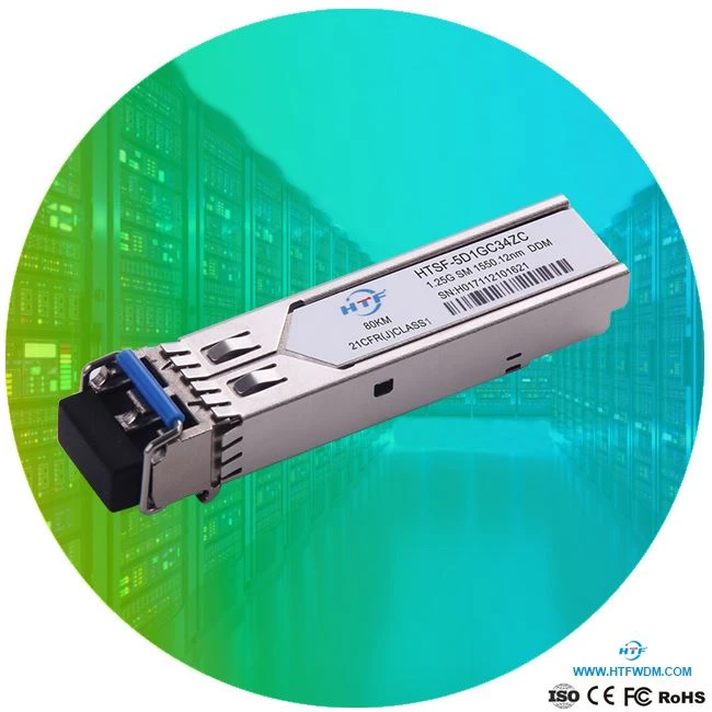 1250M DWDM EML Láser SFP 80km C17-C61