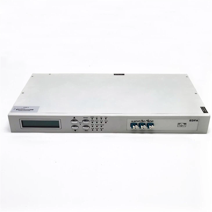1U EDFA Optical Amplifier With LCD