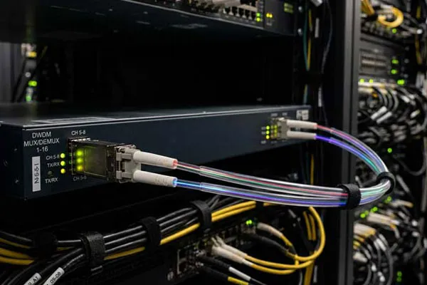 Caja DCI de 2U: un motor óptico compacto para futuros centros de datos